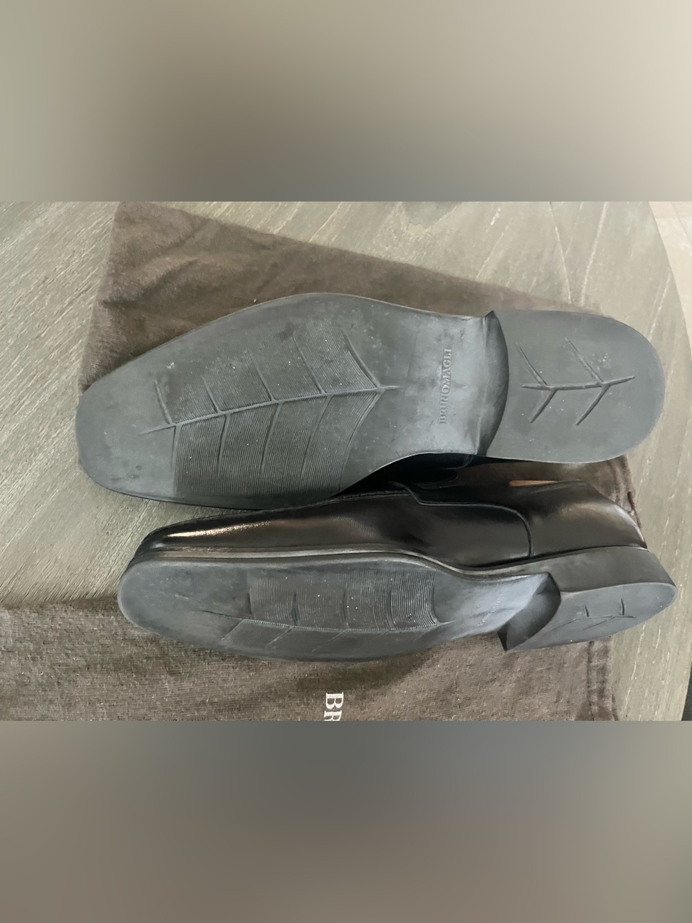 Bruno Magli Raging Men's Loafers Dress Shoes Black Leather Slip On US 8.5  $395 - Picture 8 of 9